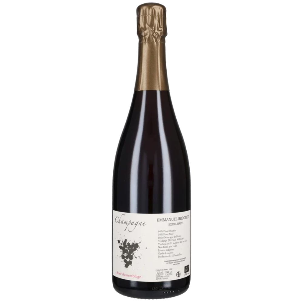 2022 Emmanuel Brochet Champagne Rosé d'assemblage Extra Brut